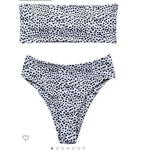 Leopard Black/White Bikini
